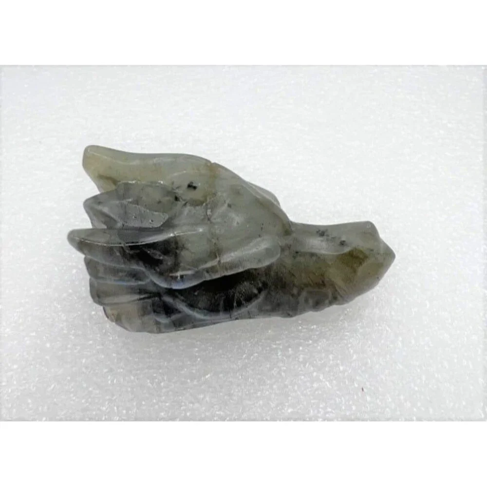 Labradorite Dragon Head Carving